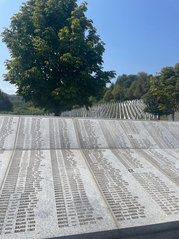 A delegation of Sant'Egidio paid homage to the victims of the Srebrenica massacre